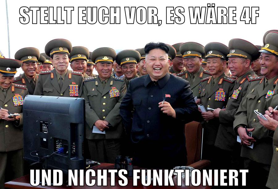 Stellt euch vor, es wäre 4f und nichts funktioniert