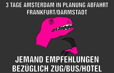 3 tage amsterdam in planung abfahrt frankfurt/darmstadt jemand empfehlungen bezüglich zug/bus/hotel