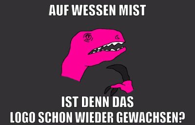 auf wessen mist ist denn das logo schon wieder gewachsen?