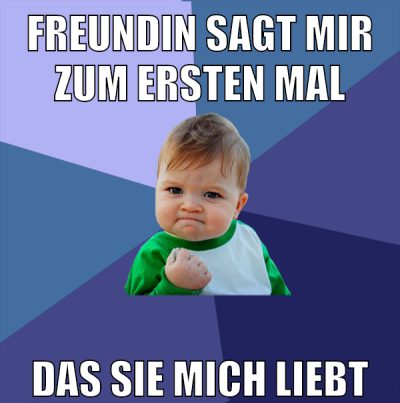 freundin sagt mir zum ersten mal das sie mich liebt