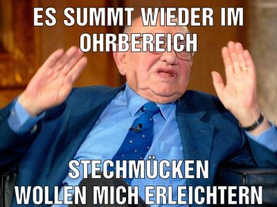 es summt wieder im ohrbereich stechmücken wollen mich erleichtern