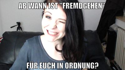 Ab wann ist "Fremdgehen" für euch in ordnung?