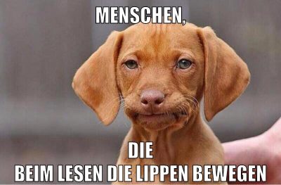 Menschen, die beim lesen die lippen bewegen
