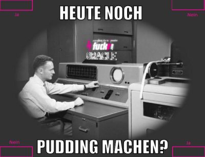 Heute noch Pudding machen?