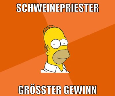 schweinepriester grösster gewinn