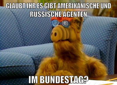 glaubt ihr es gibt amerikanische und russische agenten im bundestag?