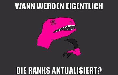 wann werden eigentlich die ranks aktualisiert?