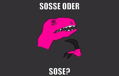 soße oder sose?