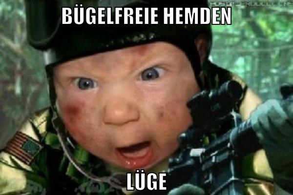 bügelfreie hemden lüge