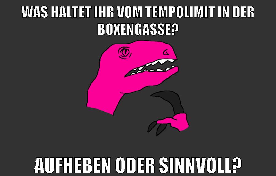 was haltet ihr vom tempolimit in der boxengasse? aufheben oder sinnvoll?