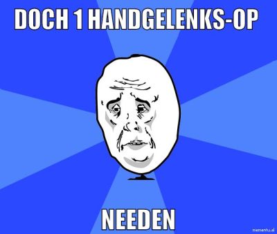 doch 1 handgelenks-op needen