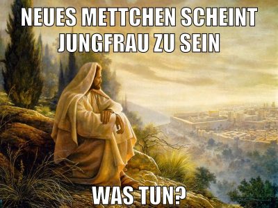 Neues mettchen scheint jungfrau zu sein was tun?
