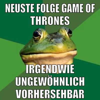neuste folge game of thrones irgendwie ungewöhnlich vorhersehbar