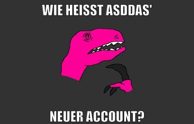 wie heißt asddas' neuer account?