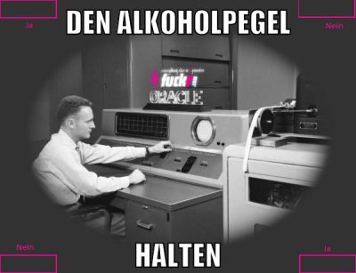 Den alkoholPegel halten