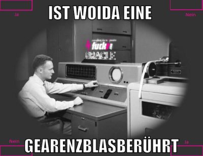 ist woida eine gearenzblasberührt