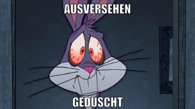 ausversehen geduscht
