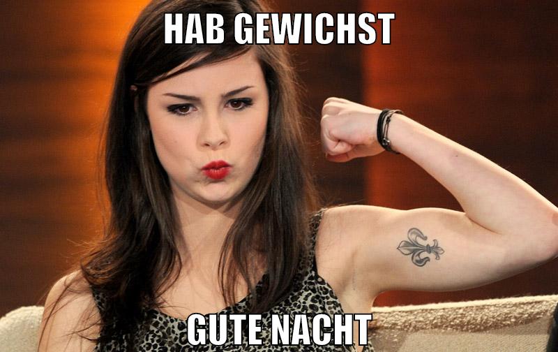 hab gewichst gute nacht