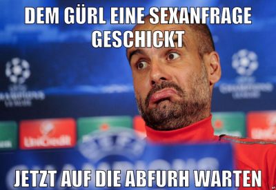 dem gürl eine sexanfrage geschickt jetzt auf die abfurh warten