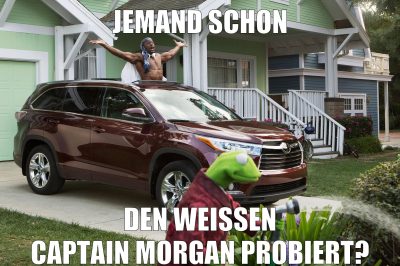 Jemand schon den weißen Captain Morgan probiert?