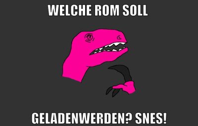 welche rom soll geladenwerden? SNES!