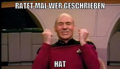 ratet mal wer geschrieben hat