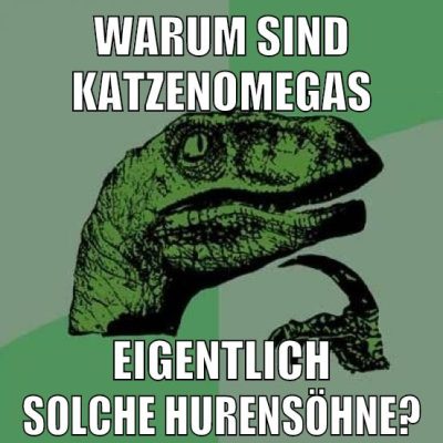 warum sind katzenomegas eigentlich solche hurensöhne?