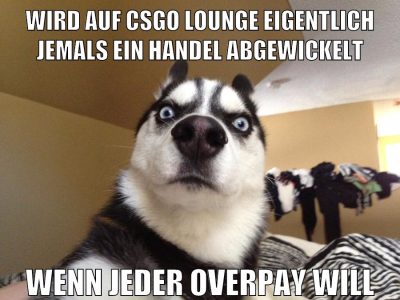 wird auf csgo lounge eigentlich jemals ein handel abgewickelt wenn jeder overpay will