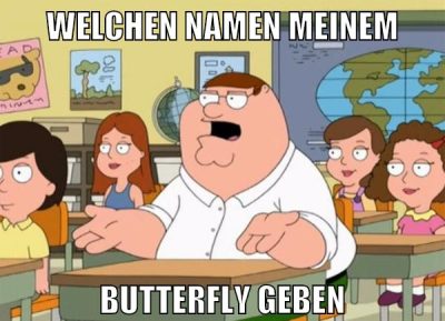 welchen namen meinem butterfly geben