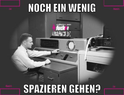noch ein wenig spazieren gehen?