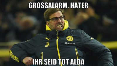 Großalarm. Hater ihr seid tot alda