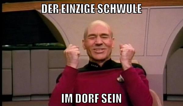 der einzige schwule im dorf sein