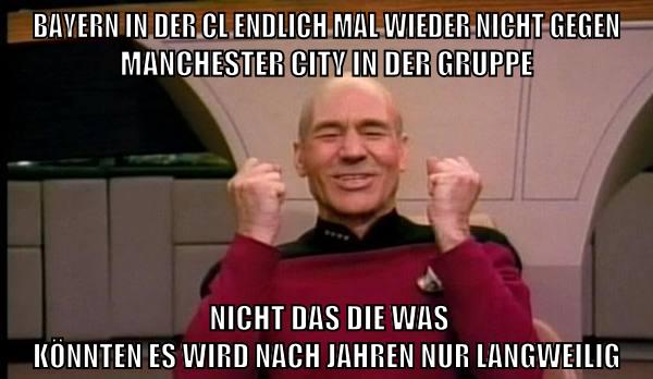 bayern in der cl endlich mal wieder nicht gegen manchester city in der gruppe nicht das die was könnten es wird nach jahren nur langweilig