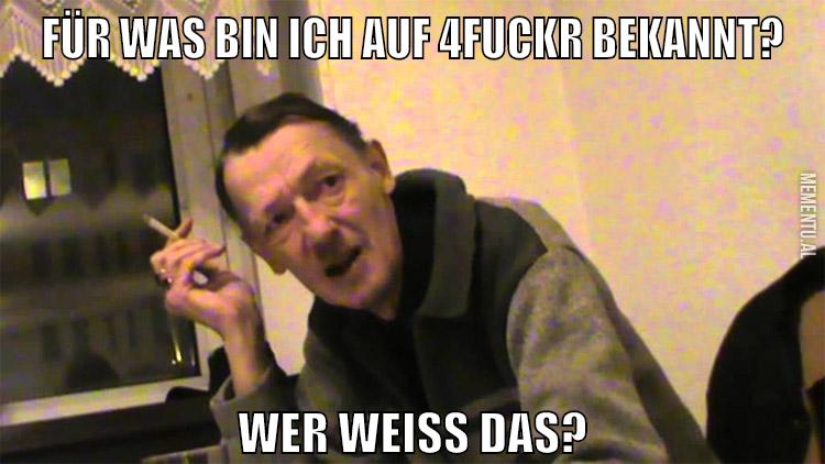 für was bin ich auf 4fuckr bekannt? wer weiß das?