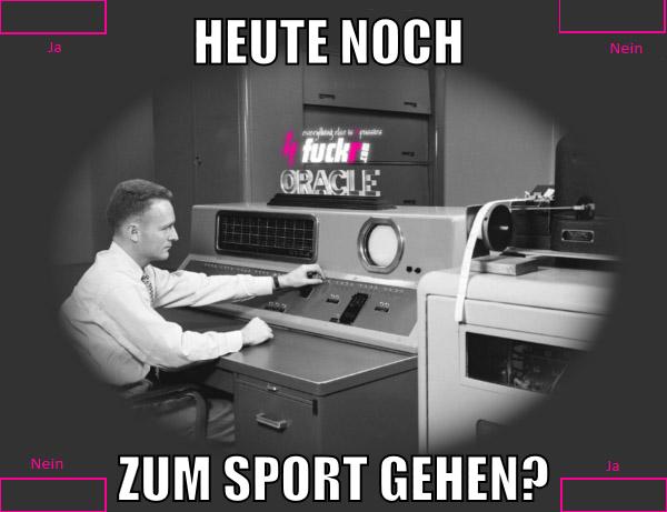 heute noch zum sport gehen?