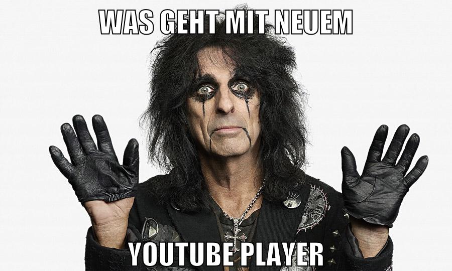 was geht mit neuem youtube player