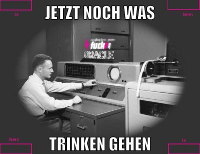 jetzt noch was trinken gehen