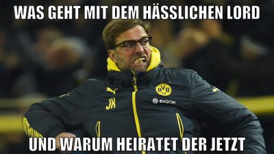was geht mit dem häßlichen lord und warum heiratet der jetzt