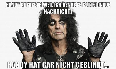 Handy aufheben weil ich denke es blinkt (neue nachricht) handy hat gar nicht geblinkt...