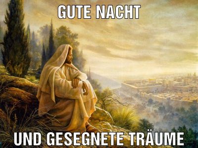 Gute Nacht Und gesegnete Träume