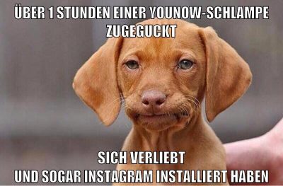 über 1 stunden einer younow-schlampe zugeguckt sich verliebt und sogar instagram installiert haben