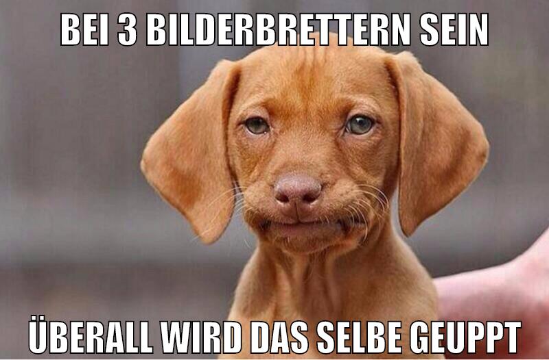 bei 3 bilderbrettern sein überall wird das selbe geuppt