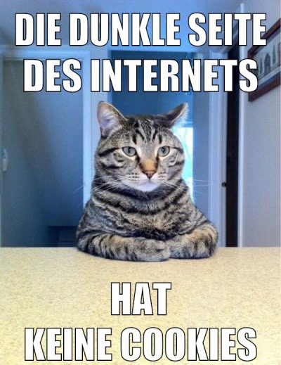 Die dunkle Seite des Internets hat keine Cookies