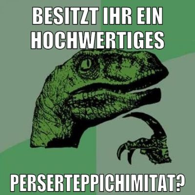 BESITZT IHR EIN HOCHWERTIGES PERSERTEPPICHIMITAT?