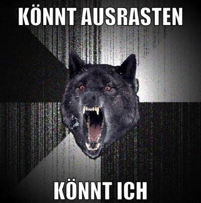 KÖNNT AUSRASTEN KÖNNT ICH