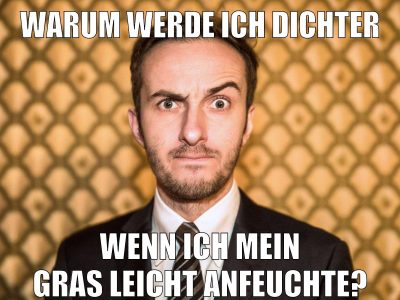 Warum werde ich dichter wenn ich mein Gras leicht anfeuchte?
