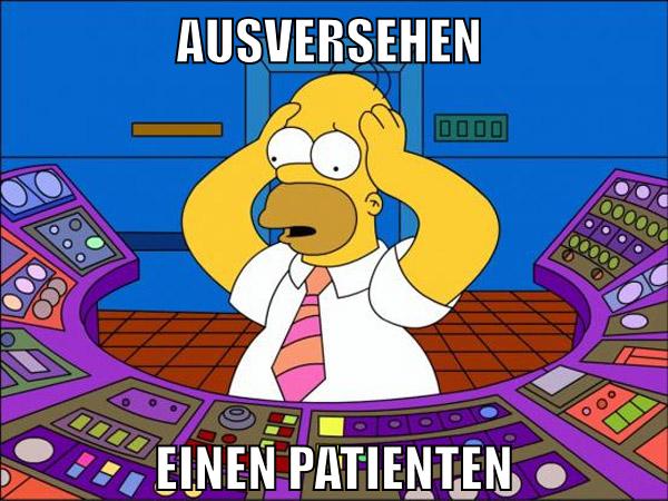 ausversehen einen patienten