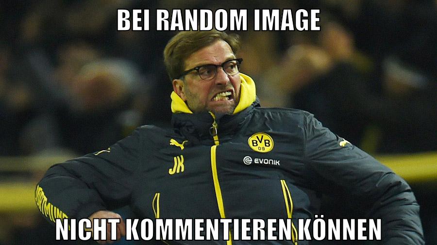 bei random image nicht kommentieren können