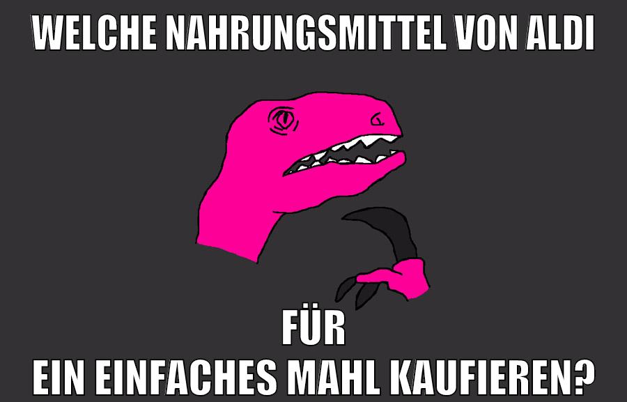 welche nahrungsmittel von aldi für ein einfaches mahl kaufieren?