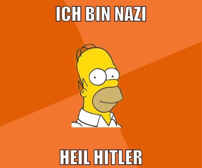 ich bin nazi heil hitler
